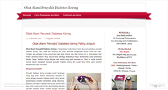 Desktop Screenshot of obatalamipenyakitdiabeteskering.wordpress.com