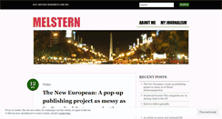 Desktop Screenshot of melstern.wordpress.com