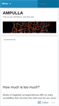 Mobile Screenshot of ampulla.wordpress.com