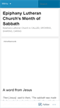 Mobile Screenshot of amonthofsabbath.wordpress.com