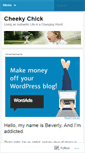 Mobile Screenshot of cheekychick.wordpress.com
