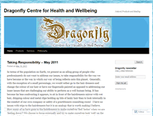Tablet Screenshot of dragonflycentreforhealthandwellbeing.wordpress.com