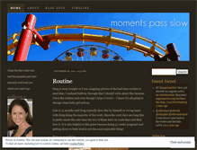 Tablet Screenshot of momentspassslow.wordpress.com
