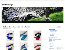 Tablet Screenshot of paramourgr.wordpress.com