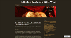 Desktop Screenshot of brokenloaf.wordpress.com