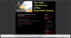 Desktop Screenshot of hauntedlemons.wordpress.com