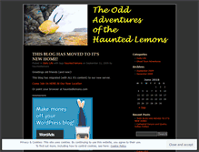 Tablet Screenshot of hauntedlemons.wordpress.com