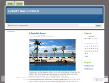 Tablet Screenshot of luxurybalihotels.wordpress.com