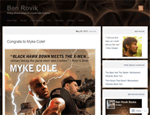 Tablet Screenshot of benrovik.wordpress.com