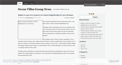 Desktop Screenshot of oceanvillasnews.wordpress.com