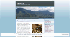 Desktop Screenshot of leonasghost.wordpress.com