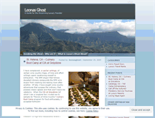 Tablet Screenshot of leonasghost.wordpress.com