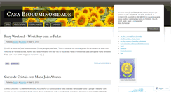 Desktop Screenshot of bioluz.wordpress.com