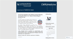 Desktop Screenshot of cwrumedicine.wordpress.com