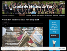 Tablet Screenshot of escolademusicadeturo.wordpress.com