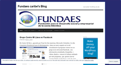 Desktop Screenshot of fundaescaribe.wordpress.com