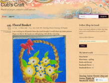 Tablet Screenshot of cubcraft.wordpress.com