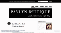 Desktop Screenshot of pavlyn.wordpress.com