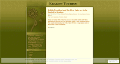 Desktop Screenshot of krakowtourism.wordpress.com