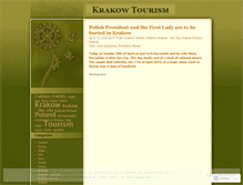 Tablet Screenshot of krakowtourism.wordpress.com