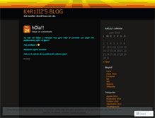 Tablet Screenshot of k4r1iiz.wordpress.com