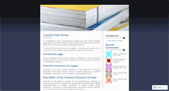 Desktop Screenshot of businessplanformat.wordpress.com