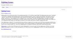 Desktop Screenshot of fighting12.wordpress.com