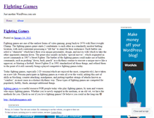 Tablet Screenshot of fighting12.wordpress.com