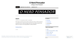 Desktop Screenshot of osnerdpensador.wordpress.com