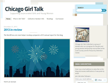 Tablet Screenshot of chicagogirltalk.wordpress.com