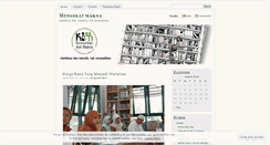 Desktop Screenshot of mengikatmakna.wordpress.com