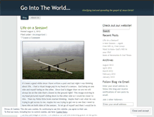 Tablet Screenshot of gointotheworld2012.wordpress.com