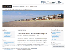 Tablet Screenshot of immobilienusa.wordpress.com