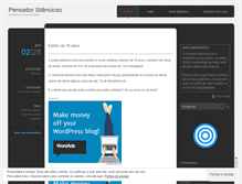 Tablet Screenshot of pensadorsilencioso.wordpress.com
