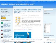 Tablet Screenshot of ibnufauzy.wordpress.com