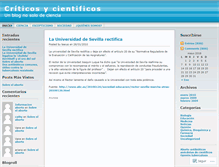 Tablet Screenshot of criticosycientificos.wordpress.com