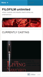 Mobile Screenshot of filofilmunlimited.wordpress.com