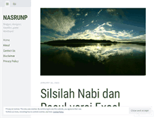 Tablet Screenshot of nasrunp.wordpress.com