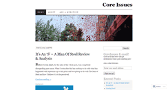 Desktop Screenshot of coreissues.wordpress.com