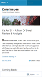 Mobile Screenshot of coreissues.wordpress.com