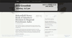 Desktop Screenshot of julialeahgreenfield.wordpress.com