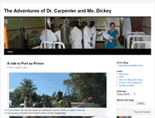 Tablet Screenshot of drcarpenterandmsdickey.wordpress.com