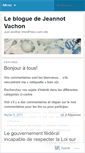 Mobile Screenshot of jeannotvachon.wordpress.com