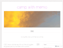 Tablet Screenshot of campwithmemo.wordpress.com