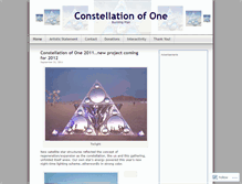 Tablet Screenshot of constellationofone.wordpress.com