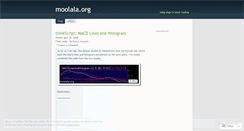 Desktop Screenshot of moolaladotorg.wordpress.com