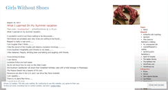 Desktop Screenshot of girlswithoutshoes.wordpress.com
