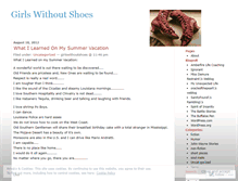 Tablet Screenshot of girlswithoutshoes.wordpress.com