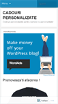 Mobile Screenshot of cadouripersonalizate.wordpress.com