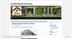 Desktop Screenshot of palembangproperti.wordpress.com